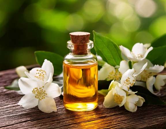 firefly generate an image of jasmine essential oil; aromatherapy concept 144077