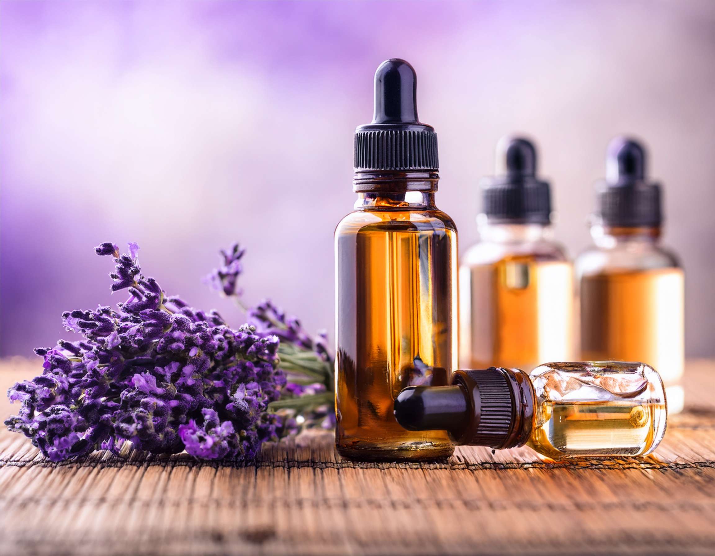 firefly generate an image of lavender essential oil; aromatherapy and alternative health care 827342