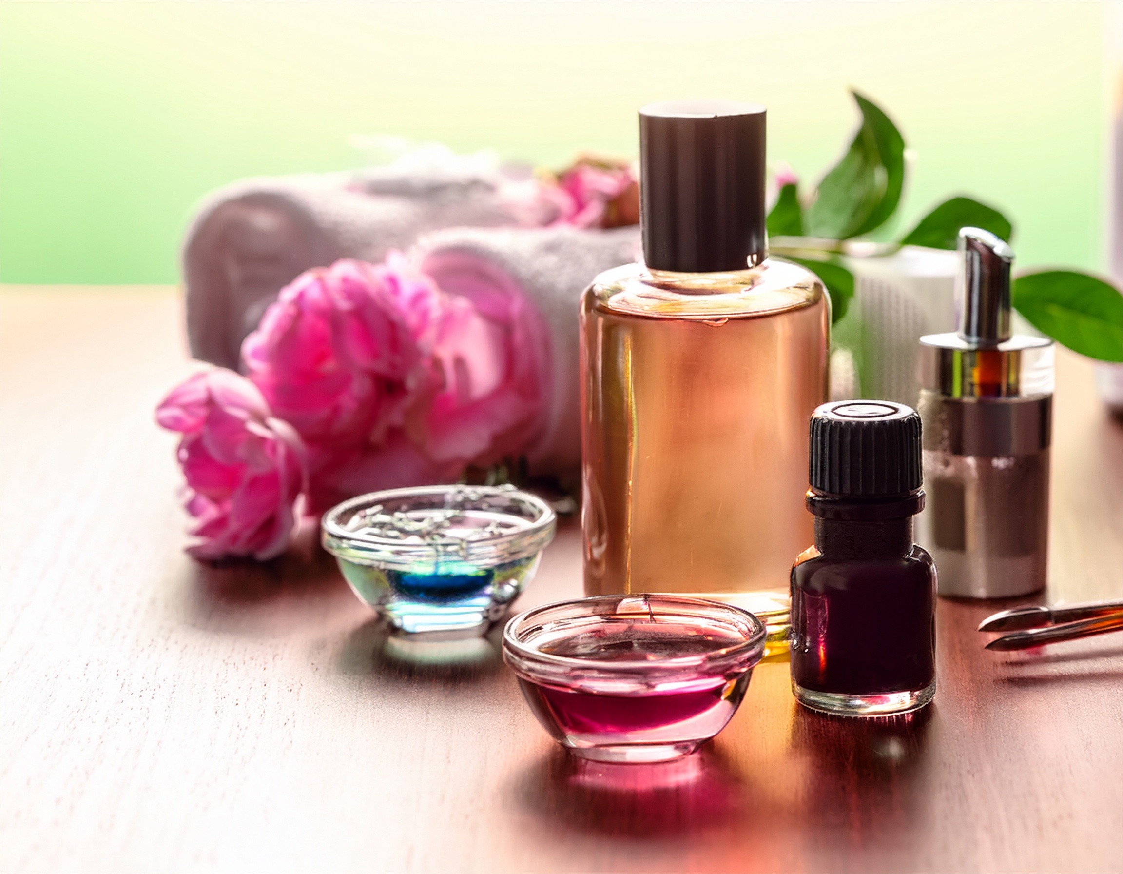 Firefly Generate An Image Of Nail Care Supplies And Essential Oils 46902