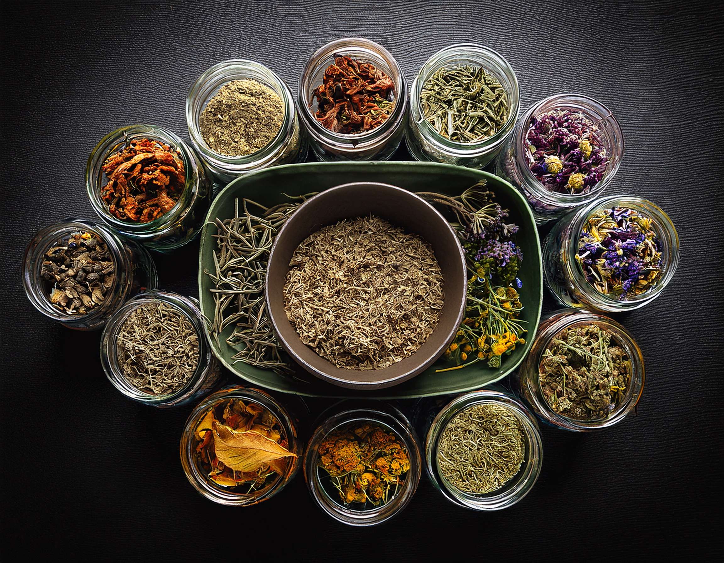 firefly generate an image of dried herbs 600257 2